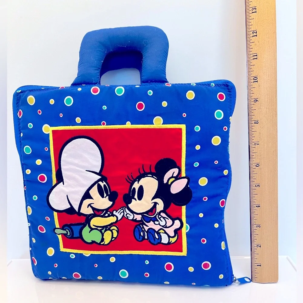 Disney Soft Fabric Zippered Book with Four Nursery Rhymes and Lift/Pull Pages.